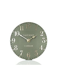 Thomas Kent - Arabic Lichen Green Mantel Clock